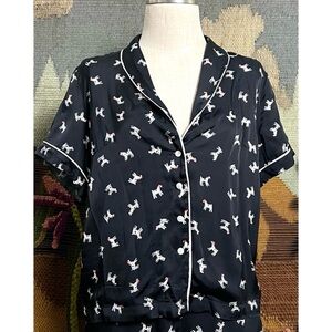 Anthropologie Silky Pajama Short M